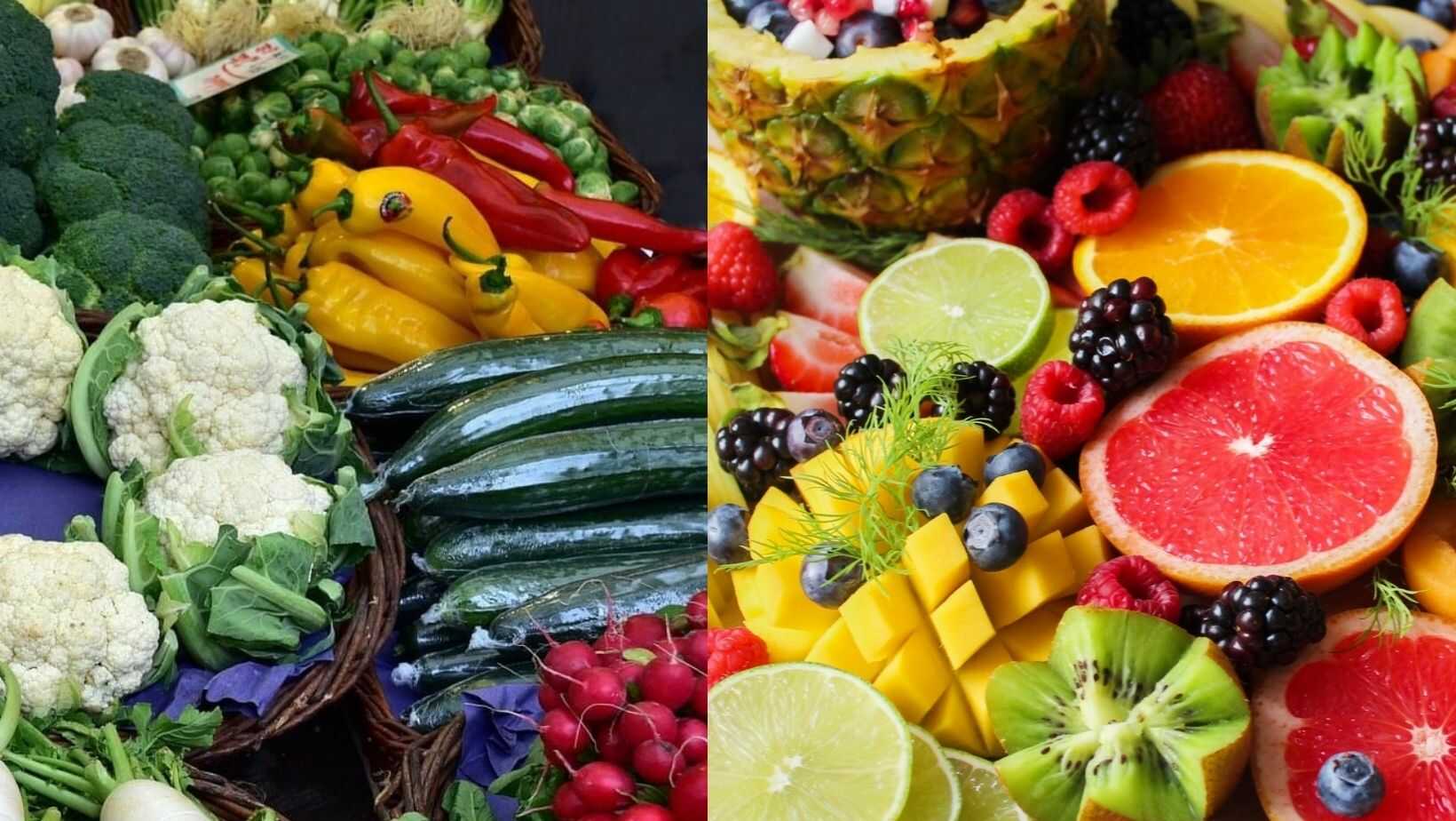 zöldség és gyümölcs alacsony szénhidrát tartalommal